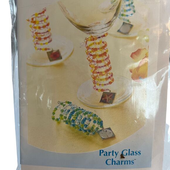 Simply Beads Kit of the Month Club Beading Party Glass Charms Set Sealed - Picture 2 of 6